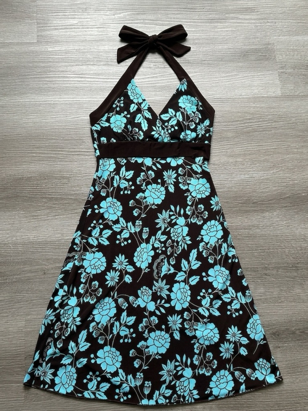 Vtg Body Central Y2K Floral Babydoll Mini Dress Size S Fairy Artsy Dopamine 90S